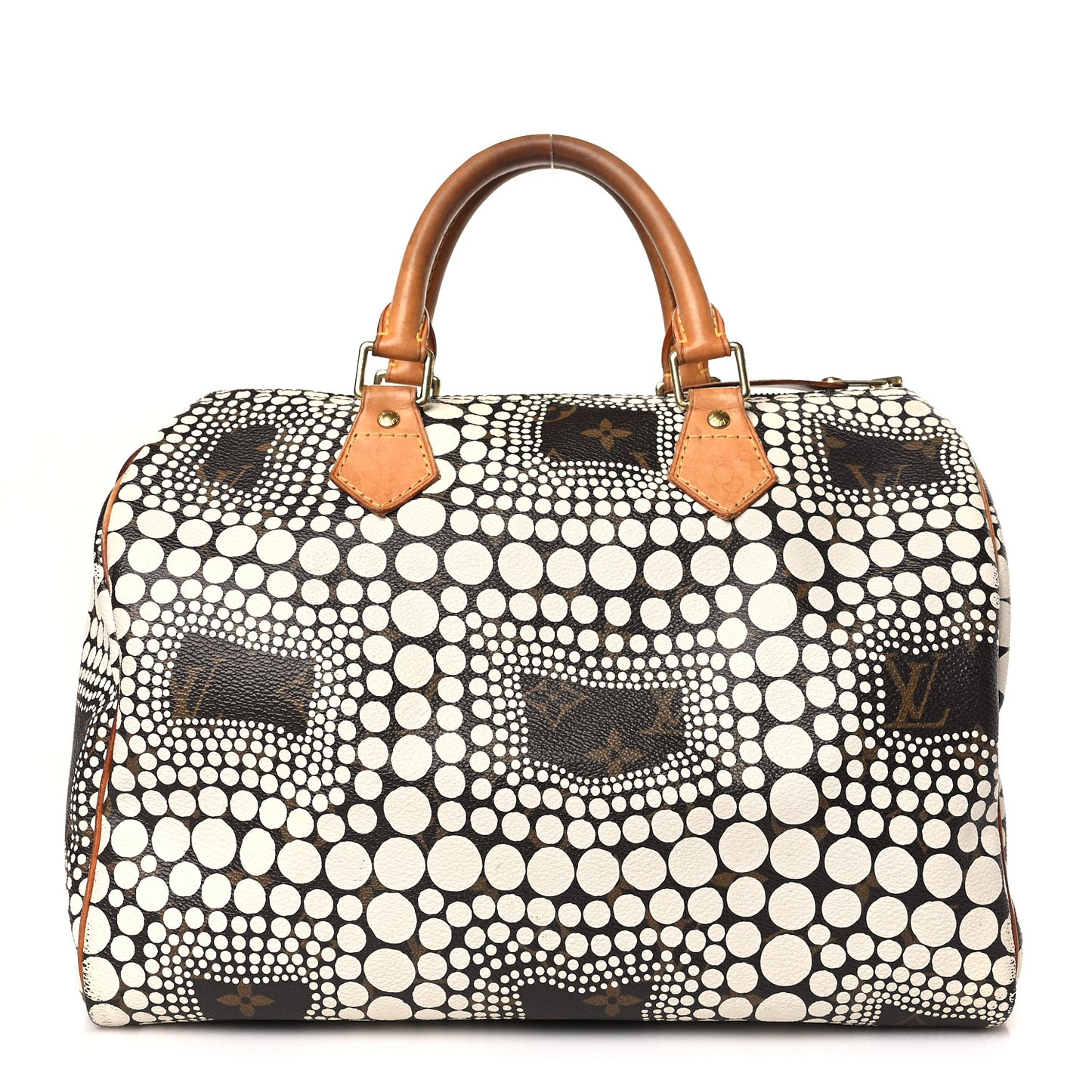 Monogram Kusama Town Speedy 30 White