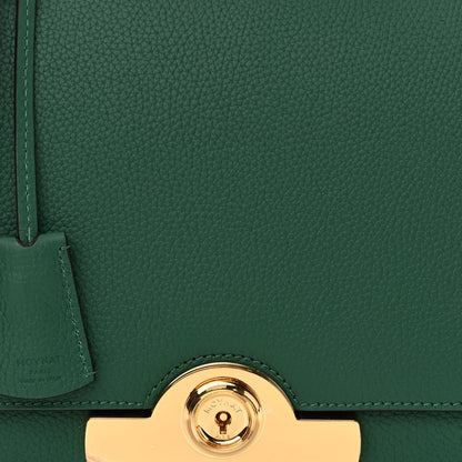 Moynat Taurillon Blush Rejane PM Emerald 7 of 9