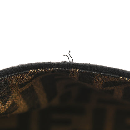 Fendi Fabric Jacquard FF 1974 Medium Baguette Tobacco Moro Black 12 of 16