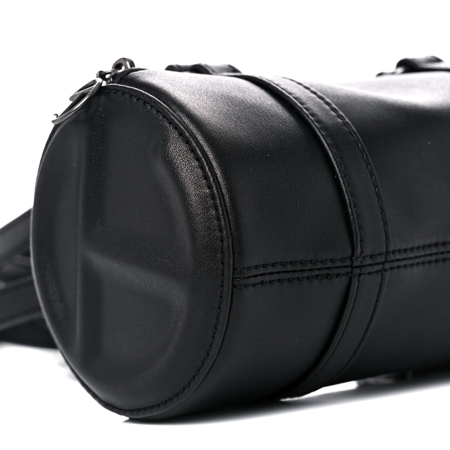 Vegan Leather Small Duffle Black