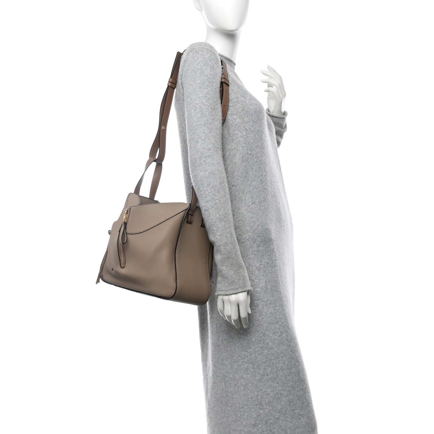 Loewe Calfskin Mini Hammock Shoulder Bag Sand Mink 2 of 11