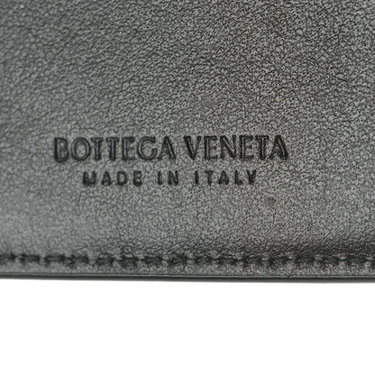 Bottega Veneta Nappa Maxi Intrecciato Medium Bi-Fold Zip Wallet Black 6 of 9
