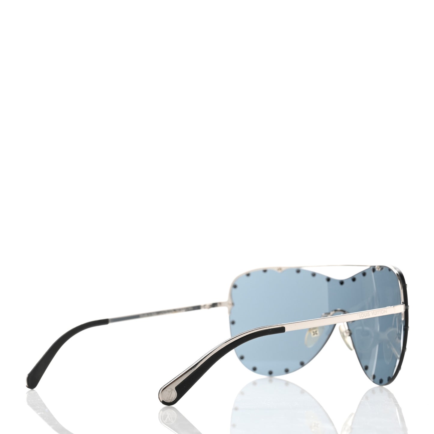 Metal The Party Shield Sunglasses Z1056W Black