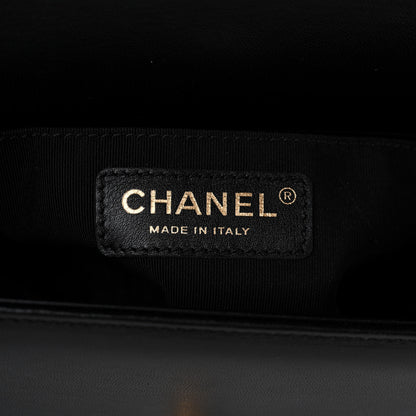 Chanel Lambskin Quilted Small Boy Flap Black 6 of 10