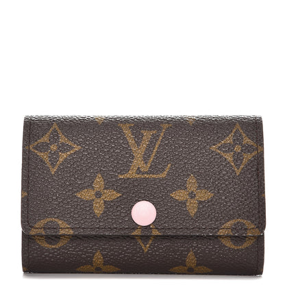 Louis Vuitton Monogram Multicles 6 Key Holder Rose Ballerine 1 of 7