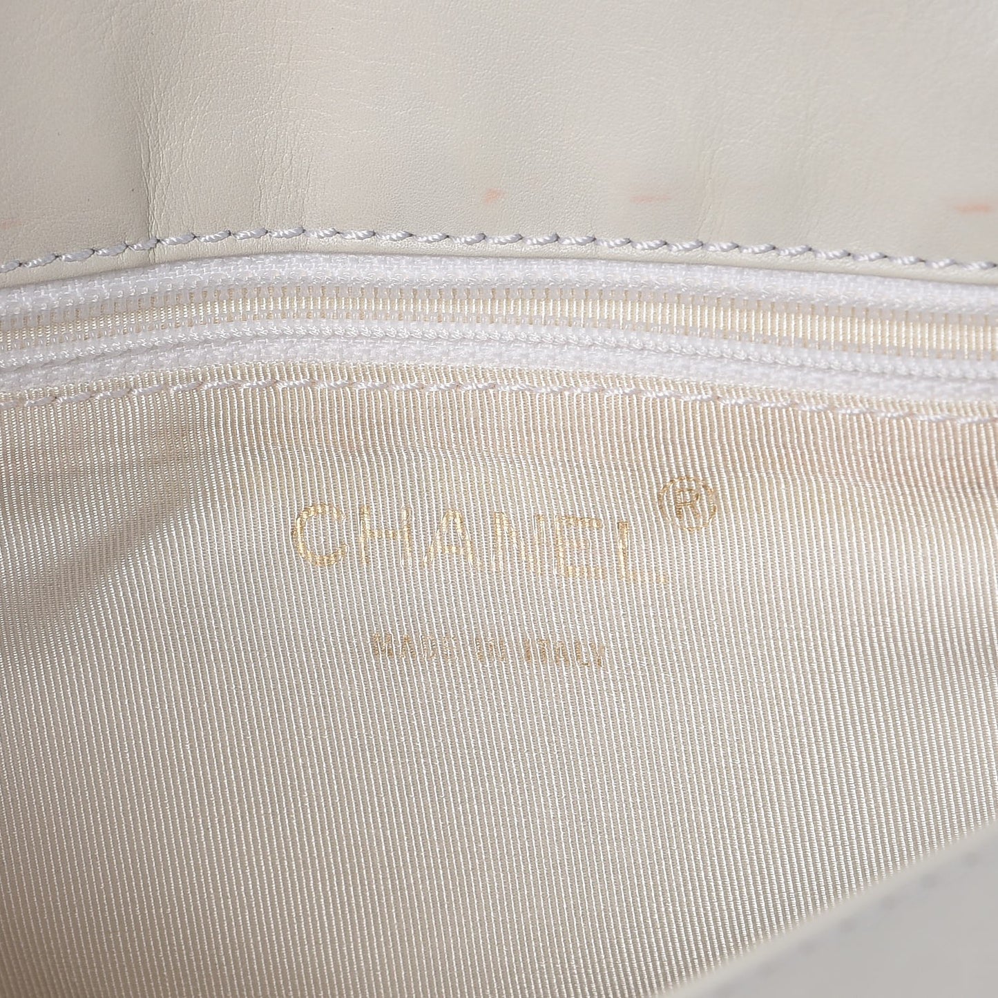 Calfskin CC Crossbody White