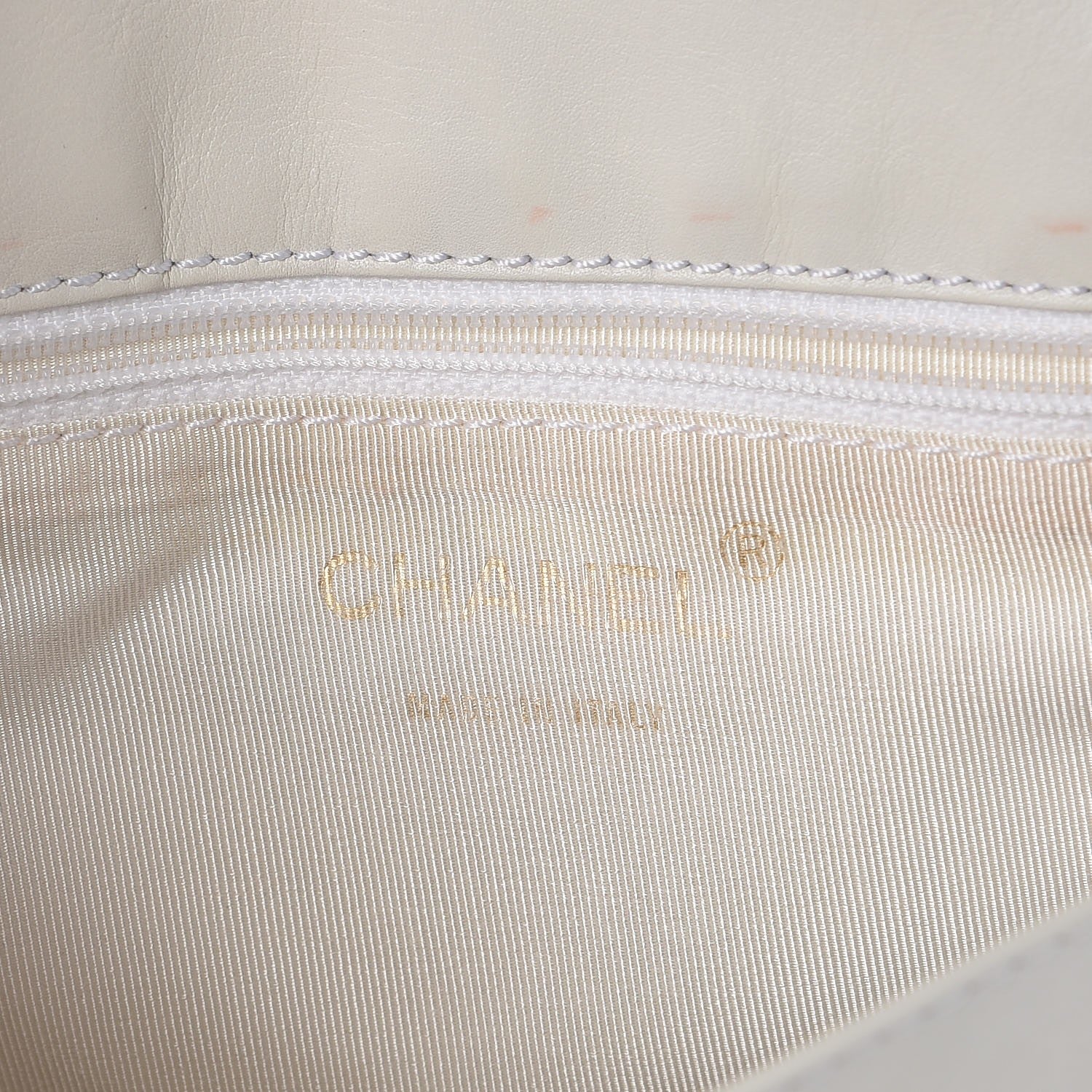 Chanel Calfskin CC Crossbody White 6 of 14