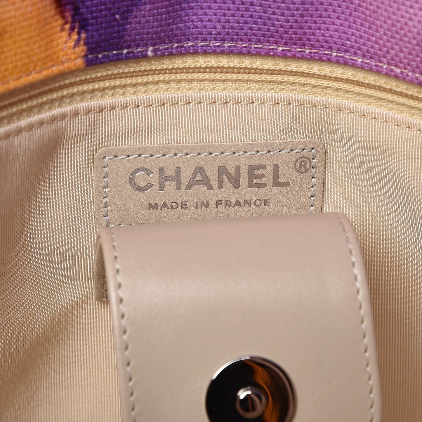 Printed Canvas Flower Power Messenger Flap