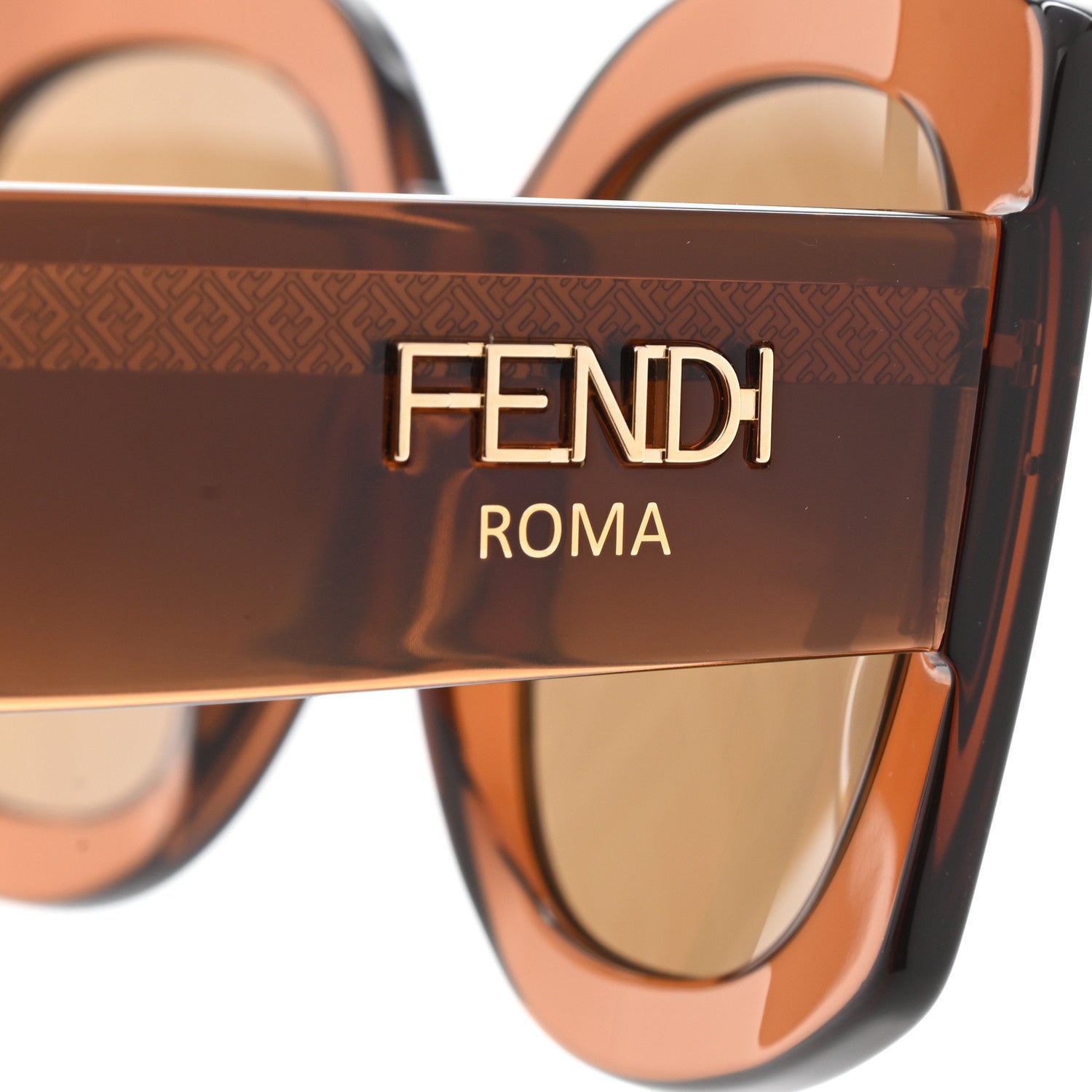 Fendi Acetate FF Sunglasses FF 0436/G/S Brown 9 of 10