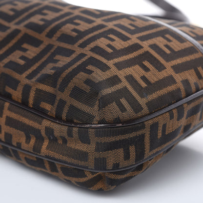 Fendi Zucca Vitello Chef Crossbody Bag Tobacco Moro 10 of 14