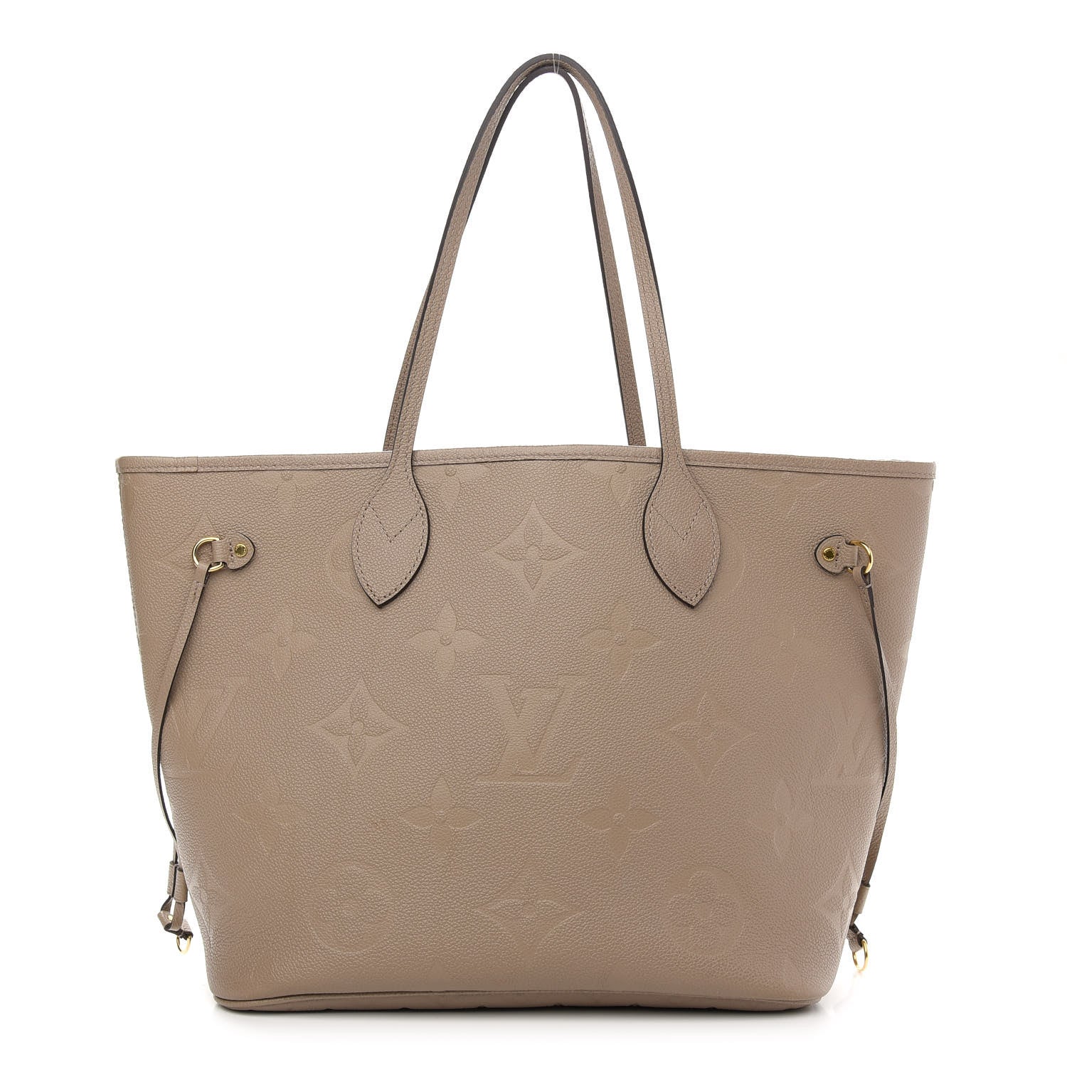 Louis Vuitton Empreinte Monogram Giant Neverfull MM Tourterelle 3 of 10