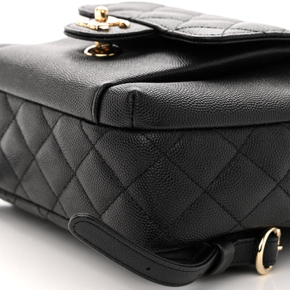 Chanel Caviar Quilted Small CC Day Backpack Black 10 of 10