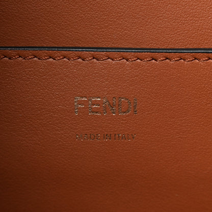 Fendi Vitello Grace F is Fendi Stamp Patch Perforated Small Mon Tresor Bucket Bag Black 6 of 10