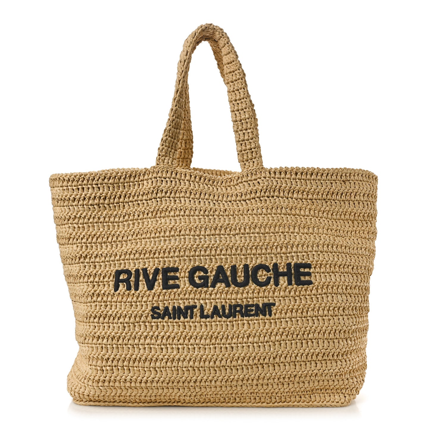 Raffia Rive Gauche Tote Natural
