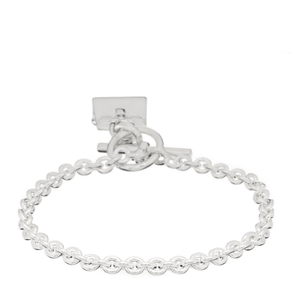 Hermes Sterling Silver Mini Birkin Amulette Bracelet ST 2 of 3