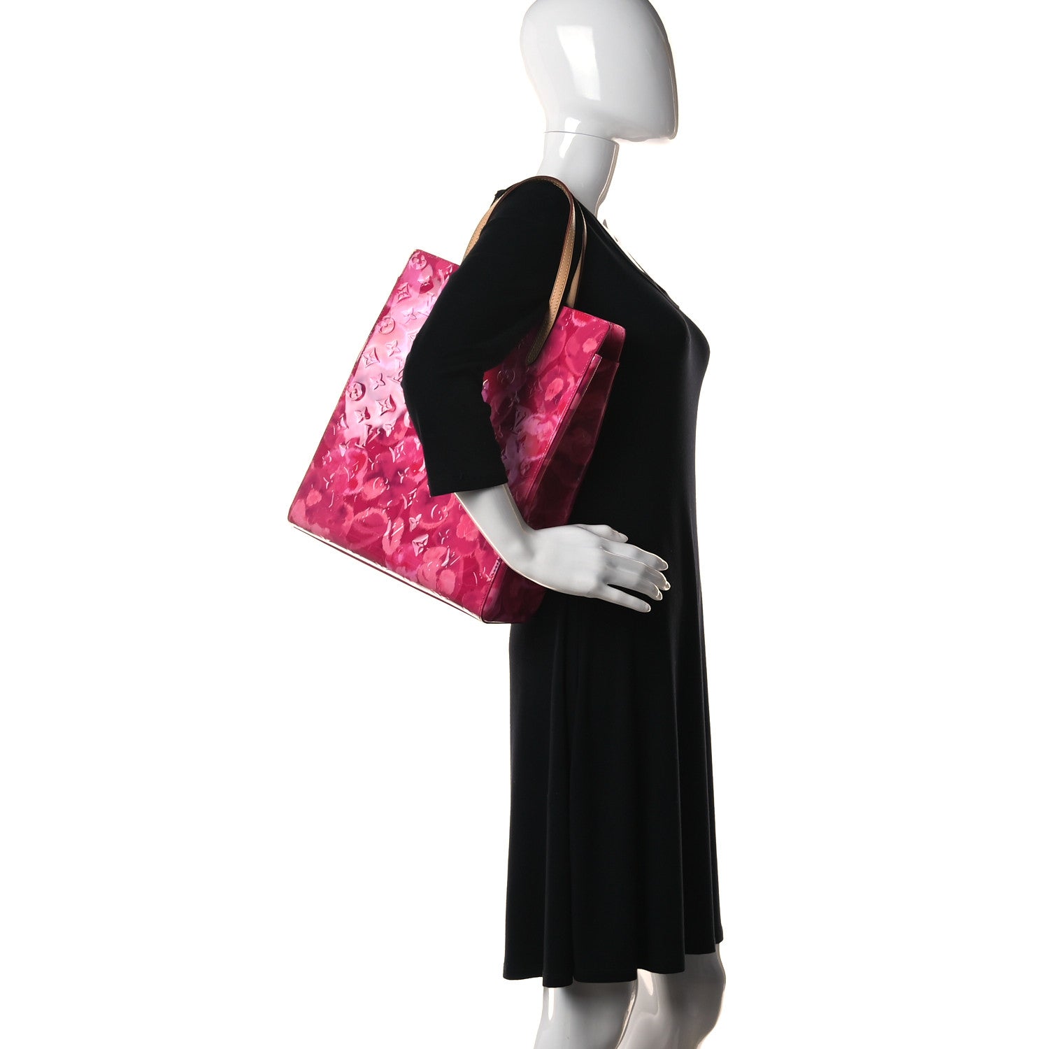 Louis Vuitton Vernis Ikat Catalina NS Bag Rose Indien 2 of 12