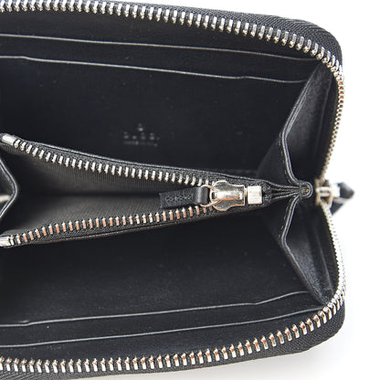 Gucci Crocodile Zip Around Card Case Black 4 of 6
