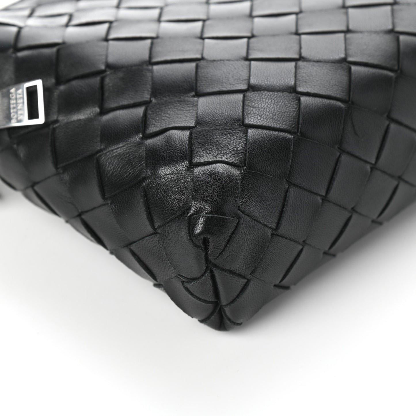 Nappa Intrecciato Nodini Bag Black
