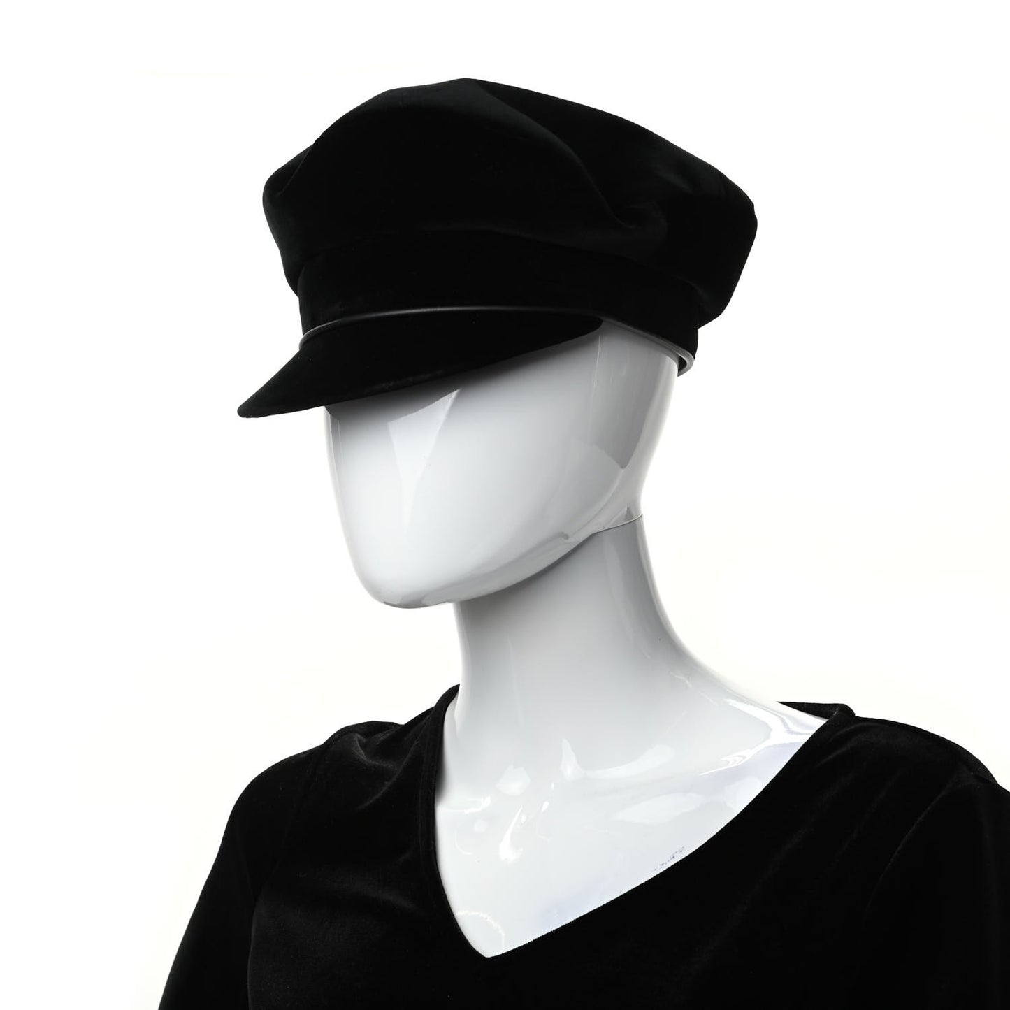 Velvet Hat Cap 55 Black