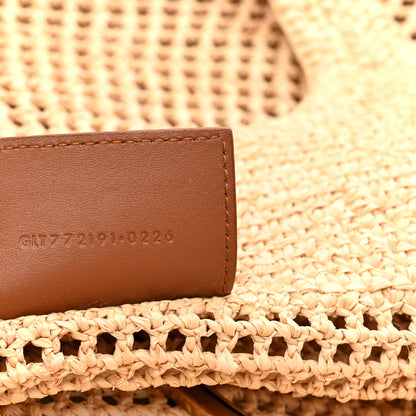 Saint Laurent Raffia Icare Shopping Tote Natural 9 of 12