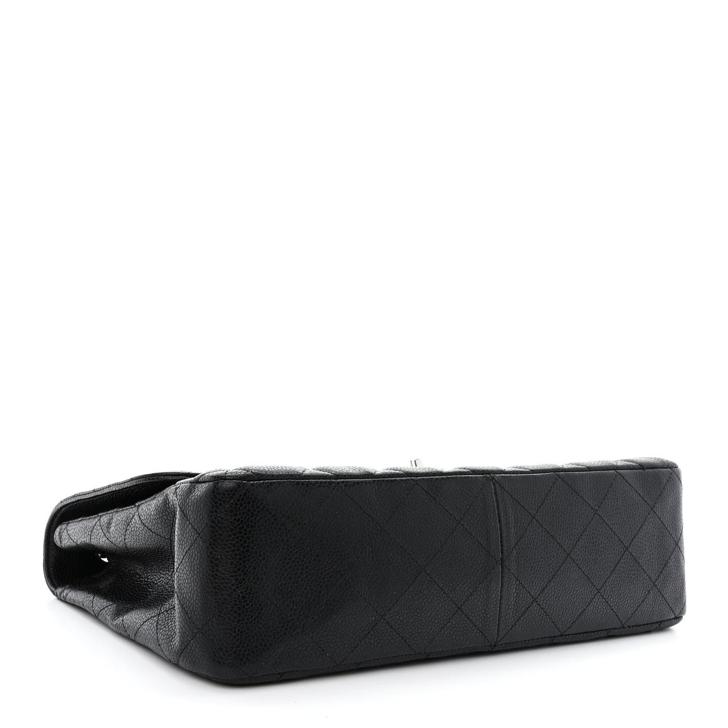 Caviar Quilted Jumbo Single Flap Black