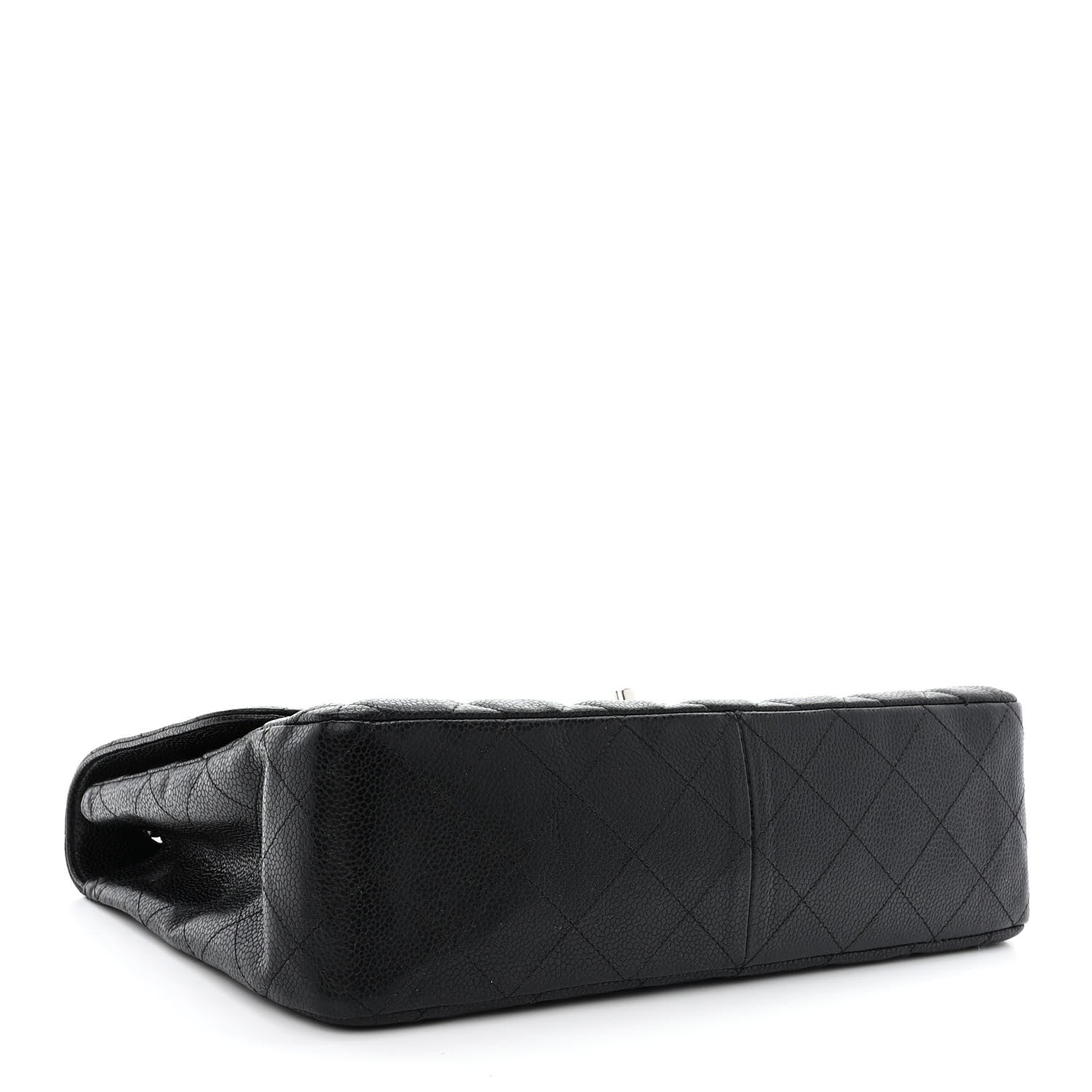 Chanel Caviar Quilted Jumbo Single Flap Black 5 of 11