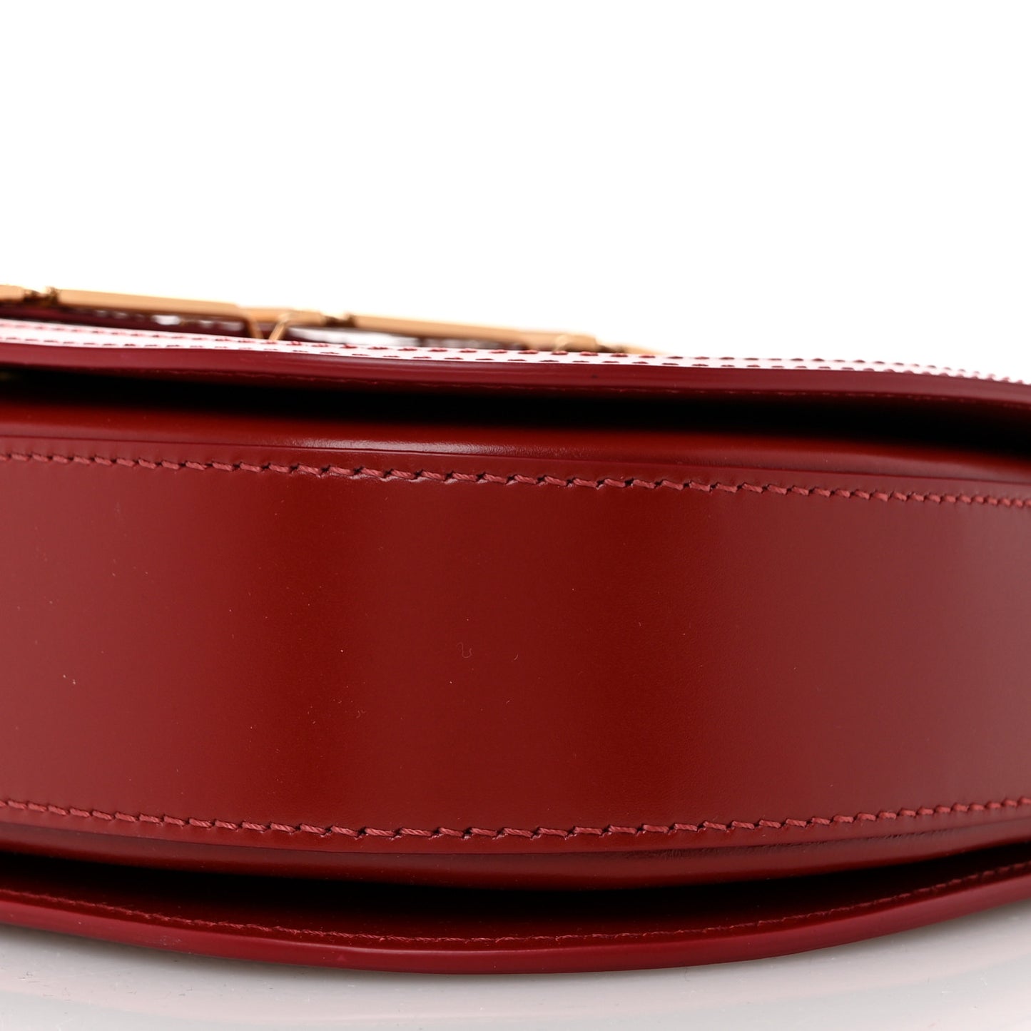 Calfskin Large Greca Goddess Shoulder Bag Red