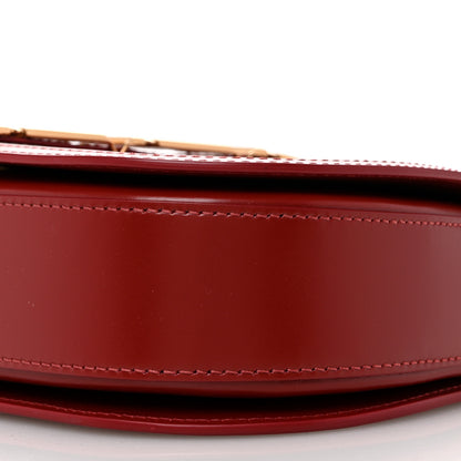 Versace Calfskin Large Greca Goddess Shoulder Bag Red 9 of 12