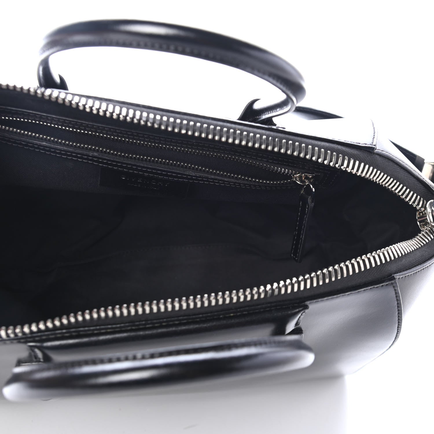 Givenchy Shiny Lord Calfskin Medium Antigona Black 4 of 4