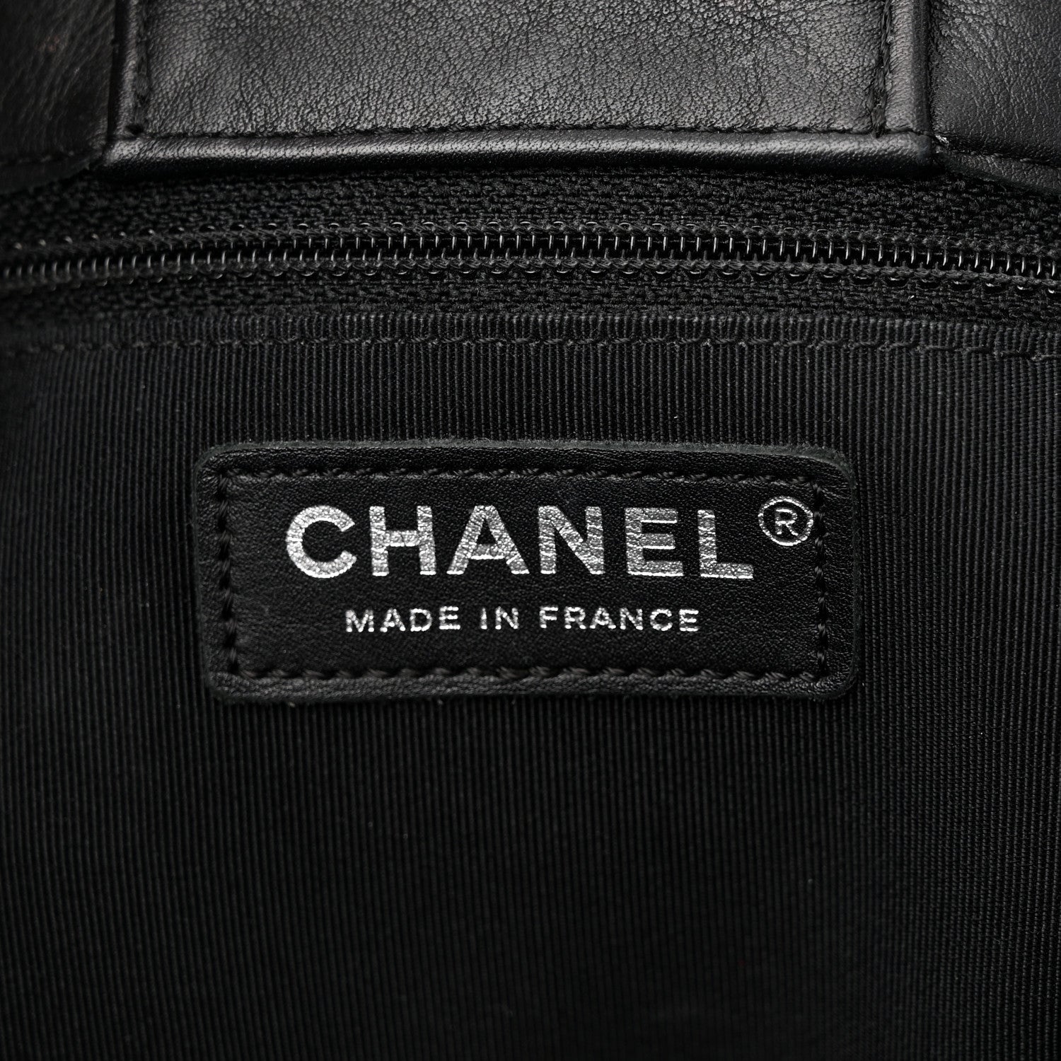 Chanel Calfskin Quilted Large Classic Shopping Tote Black 6 of 11