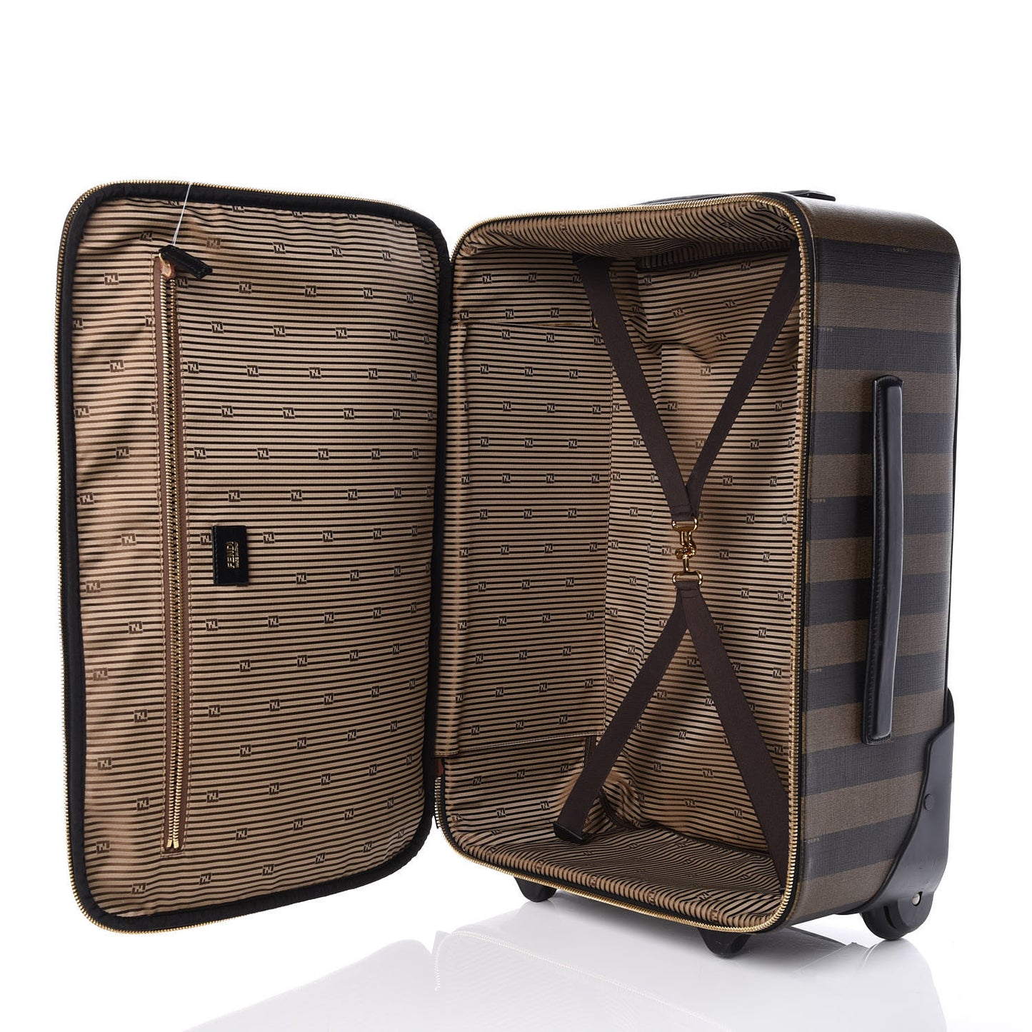 Pequin Spalmati Carry On Luggage Tobacco
