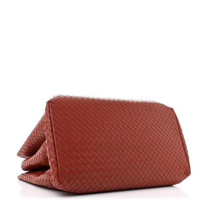 Bottega Veneta Nappa Intrecciato Medium Roma Tote Brique 4 of 12