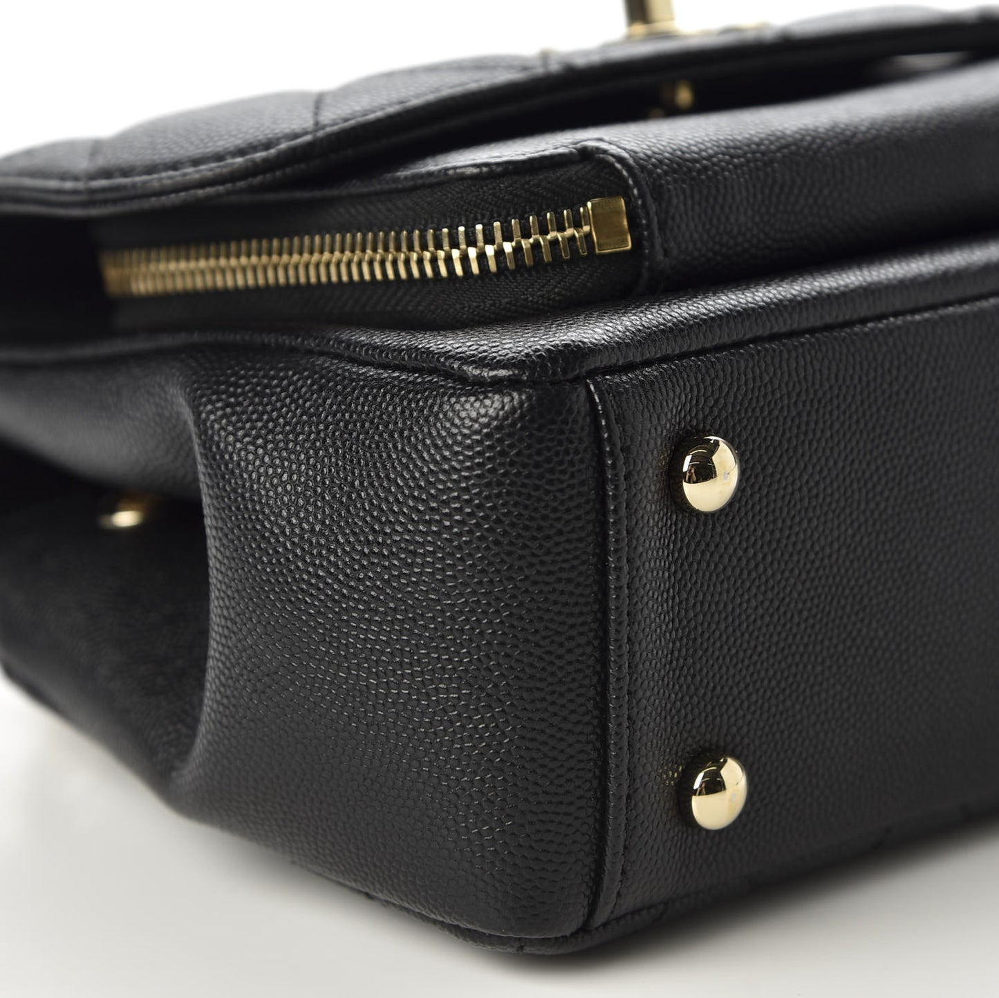 Caviar Quilted Mini Business Affinity Flap Black