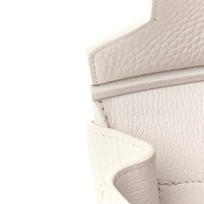 Hermes Taurillon Clemence Birkin 30 White 14 of 18
