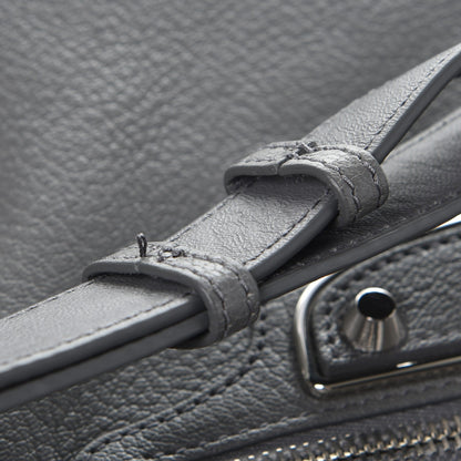 Balenciaga Chevre Silver Metallic Edge Hardware S City Gris Acier 10 of 10