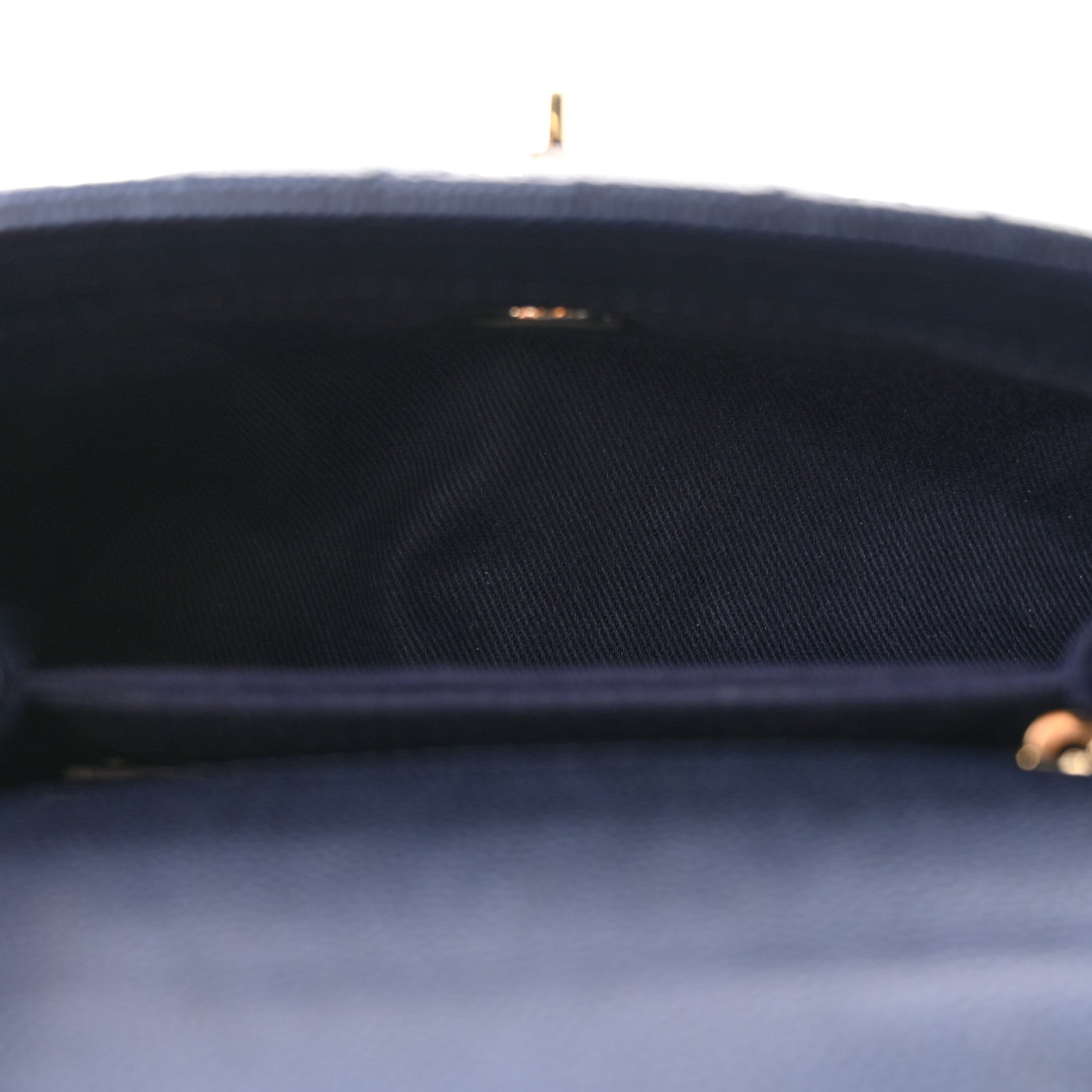 Chanel Iridescent Caviar Quilted Extra Mini Coco Handle Flap Dark Blue 5 of 11