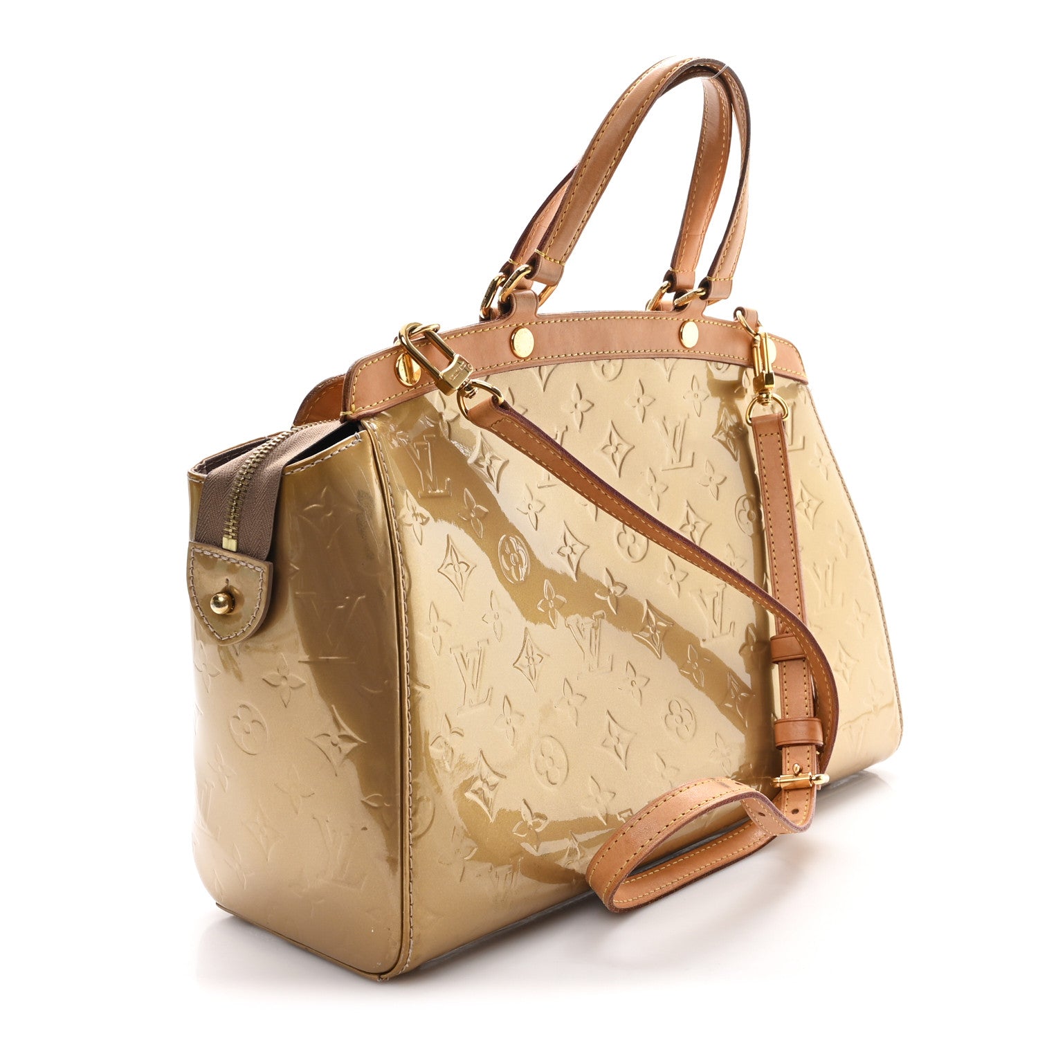 Louis Vuitton Vernis Brea MM Beige Poudre 3 of 10