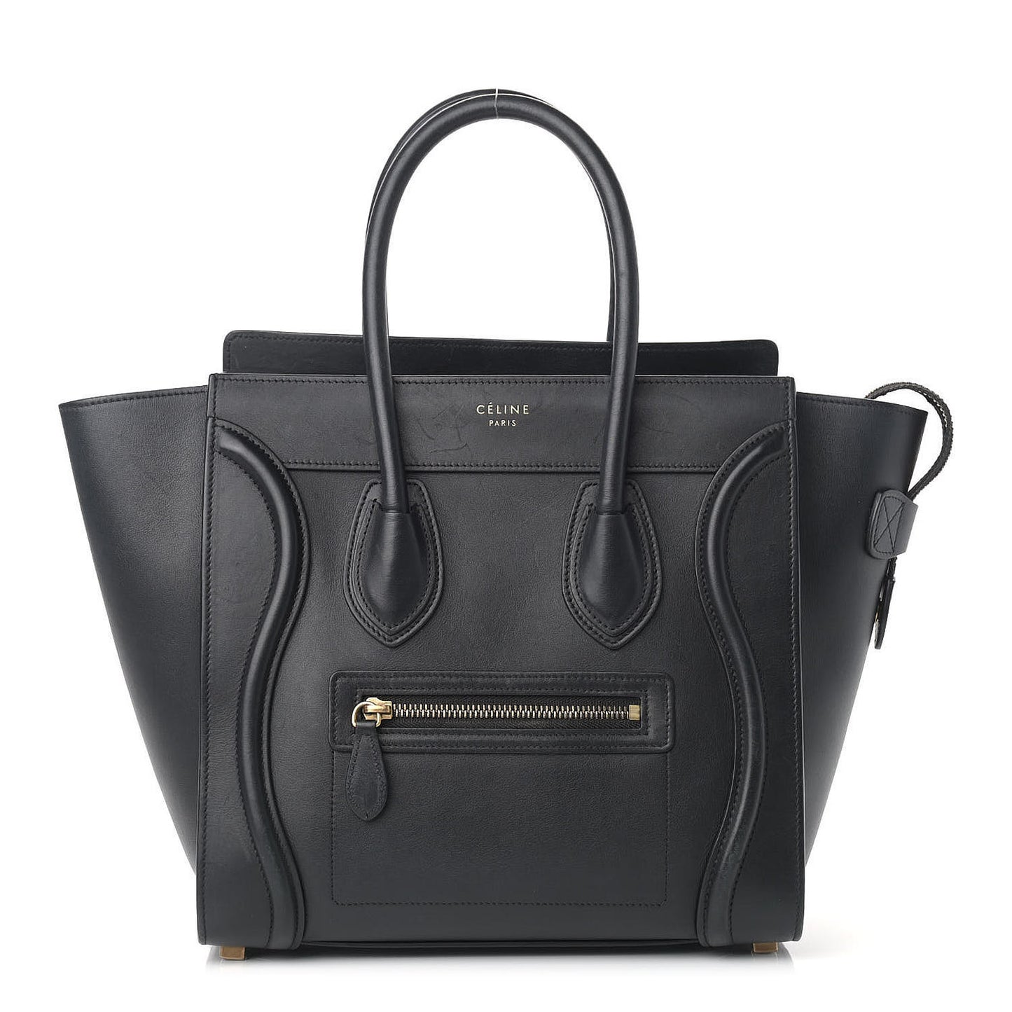 Smooth Calfskin Micro Luggage Black