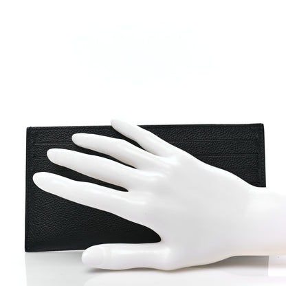 Louis Vuitton Calfskin Felicie Chain Wallet Card Holder Insert Black 2 of 7