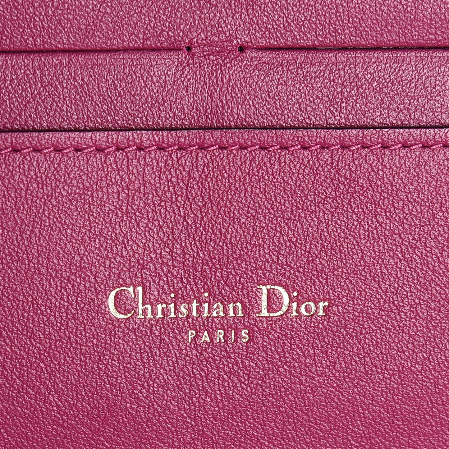 Calfskin Diorissimo Wallet Black