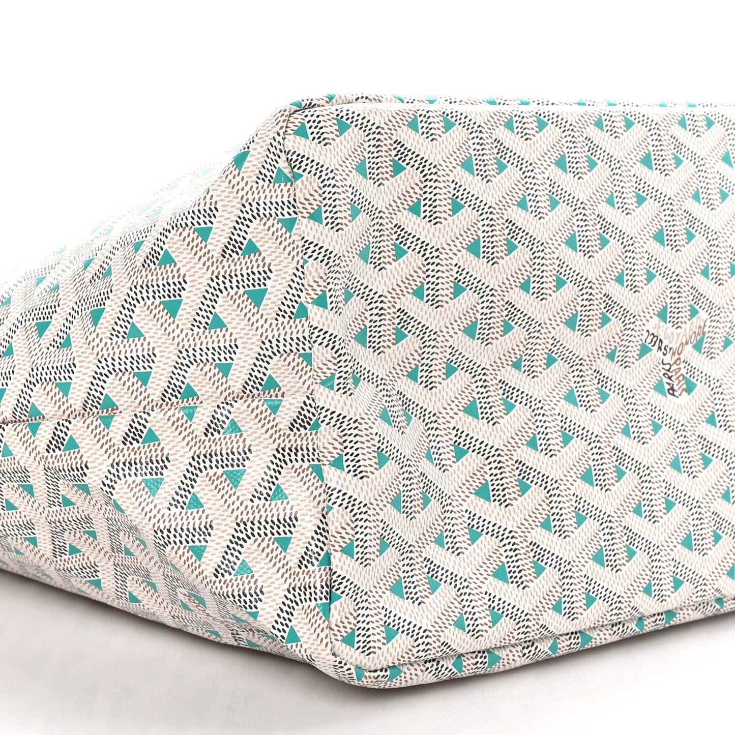 Goyardine Saint Louis Claire Voie PM White Opaline