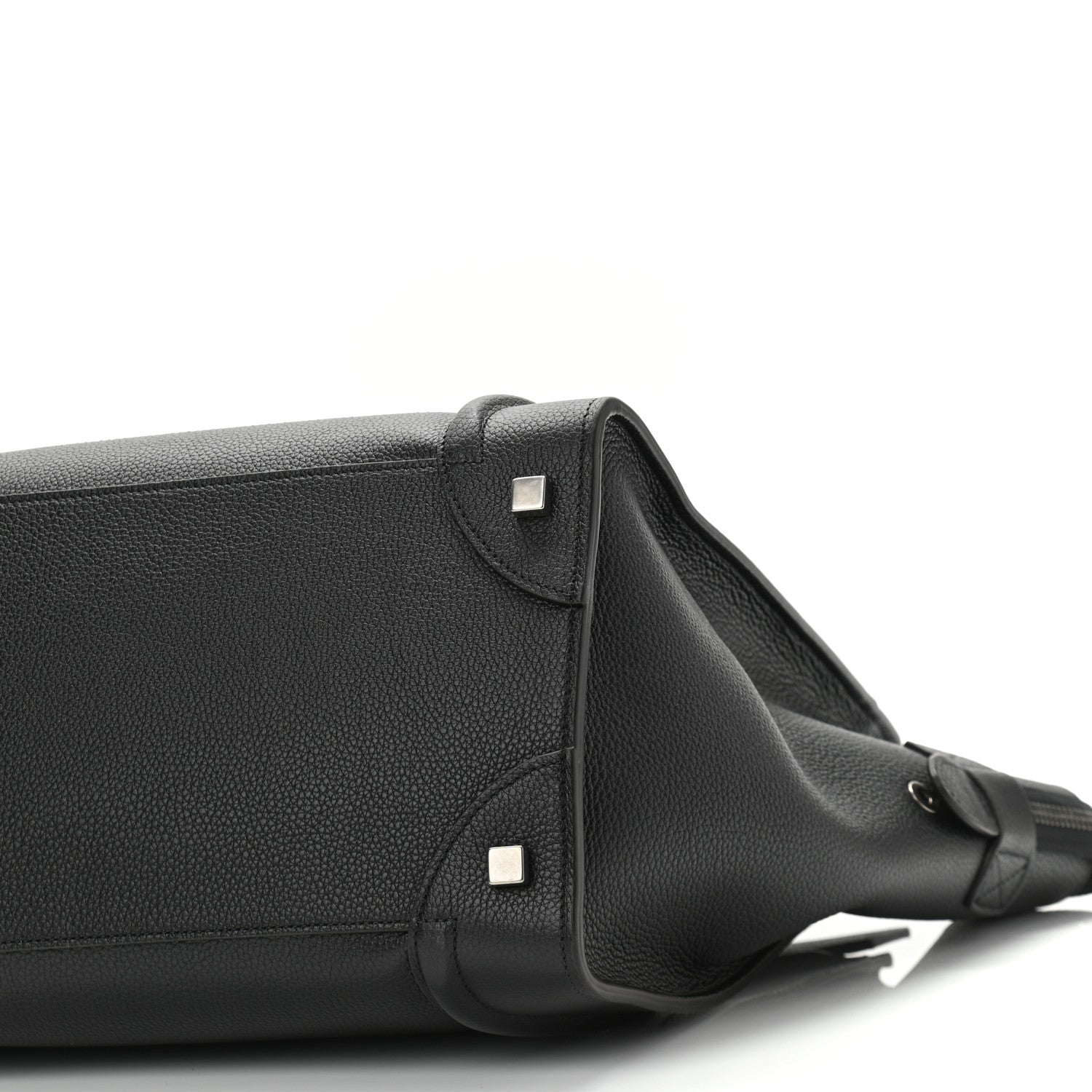 Celine Drummed Calfskin Mini Luggage Black 9 of 9