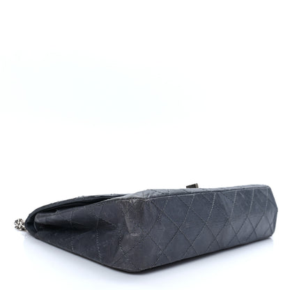 Chanel Aged Calfskin Quilted 50th Anniversary 2.55 Reissue 227 Flap Grey 4 of 10