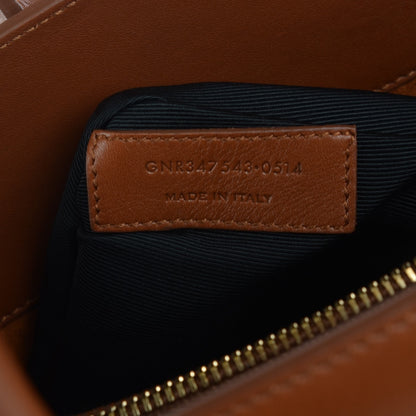 Saint Laurent Calfskin Large Sac De Jour Carryall Cognac 7 of 7