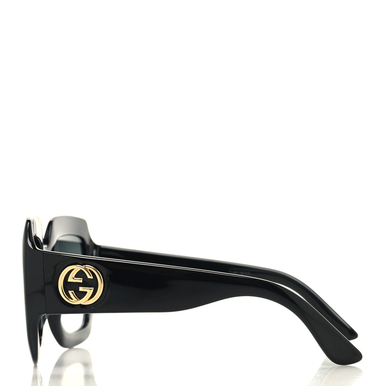 Gucci Acetate Square Frame Sunglasses GG0053S Black 3 of 8