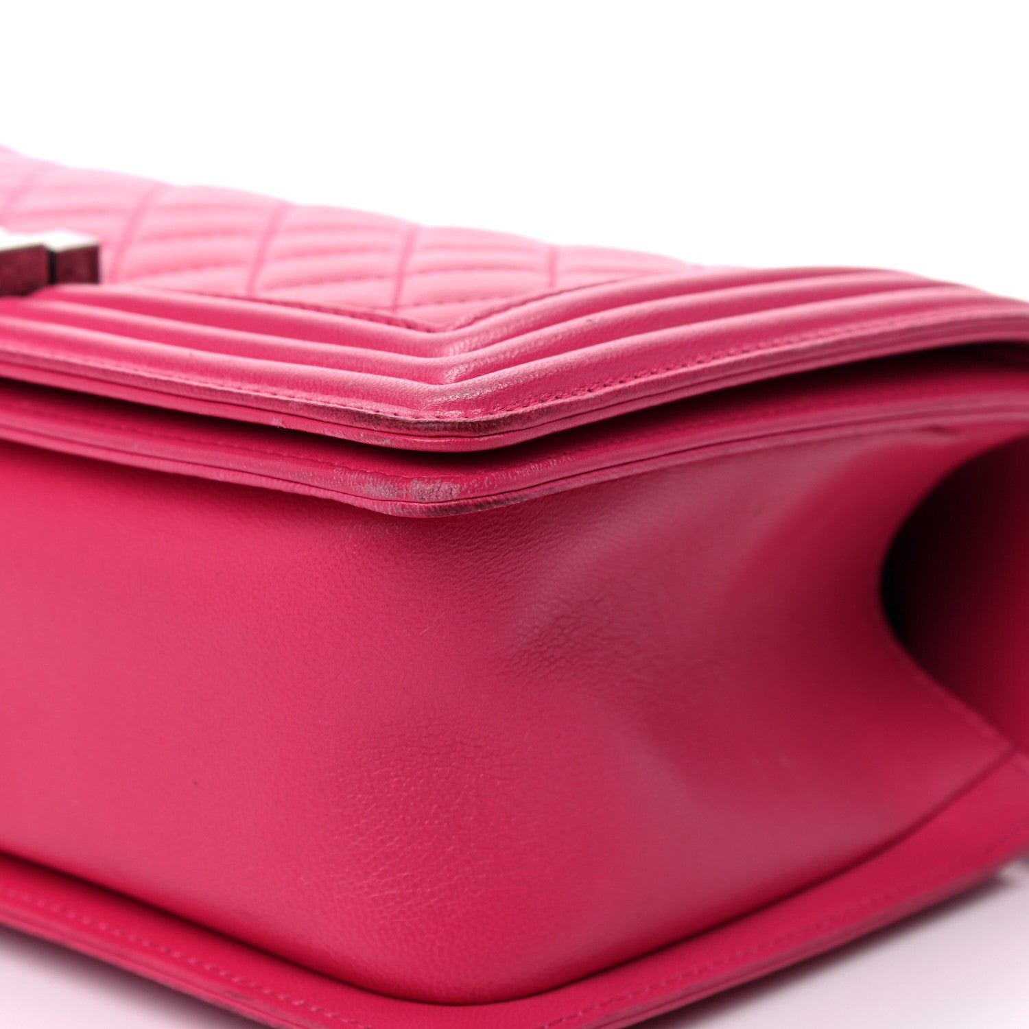 Chanel Lambskin Quilted Medium Boy Flap Pink 8 of 21