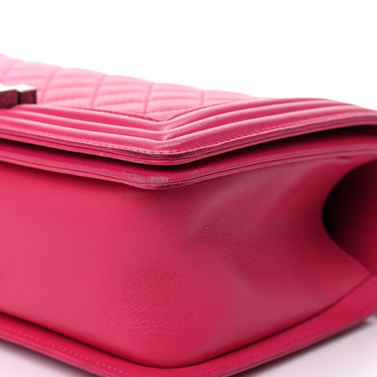 Chanel Lambskin Quilted Medium Boy Flap Pink 8 of 21