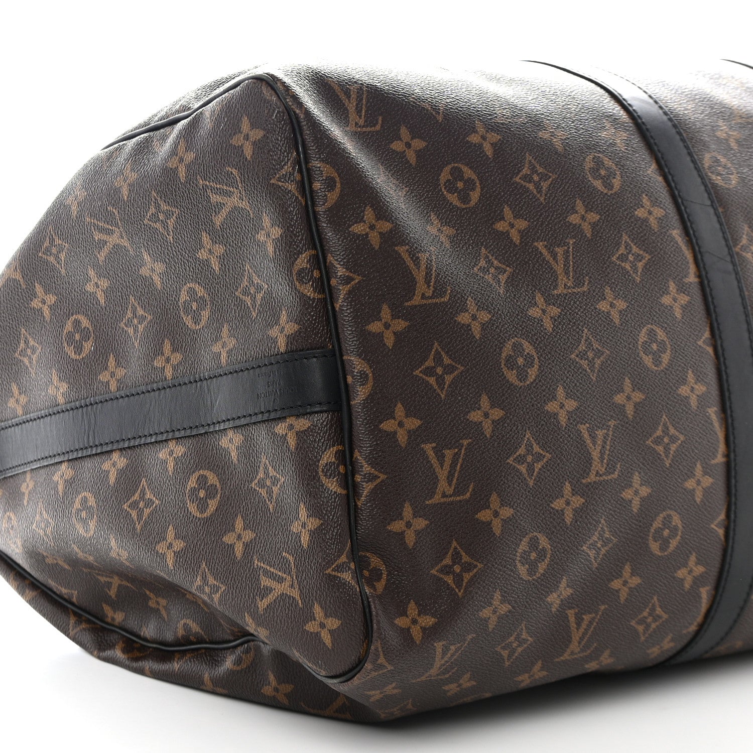 Louis Vuitton Monogram Macassar Keepall Bandouliere 55 8 of 9