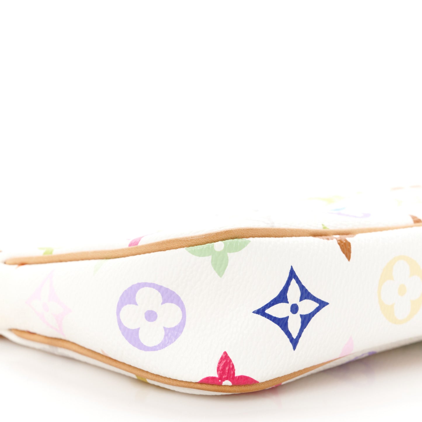 Monogram Multicolor Pochette Accessories White