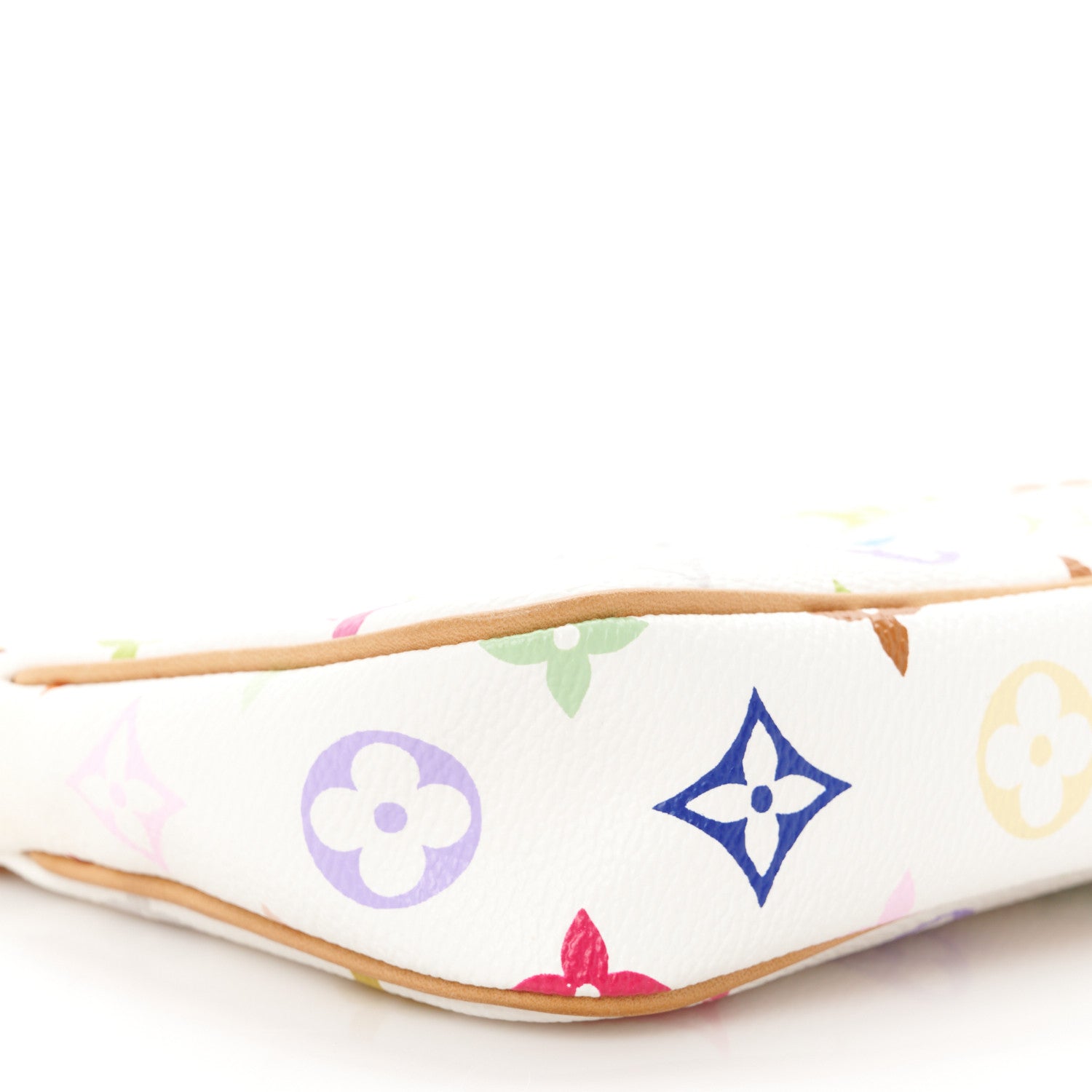 Louis Vuitton Monogram Multicolor Pochette Accessories White 8 of 12